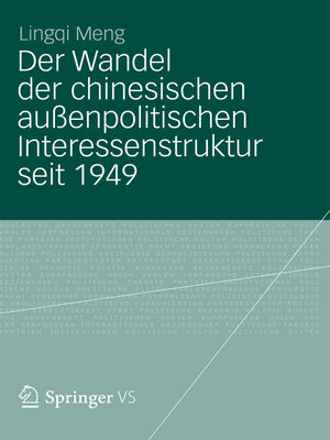 cover image of Der Wandel der chinesischen außenpolitischen Interessenstruktur seit 1949